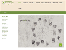Tablet Screenshot of kleingaertner-starkenburg.de